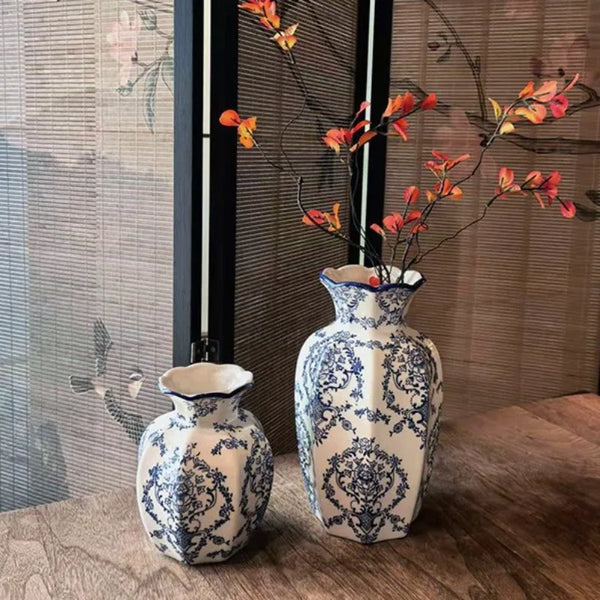 Charming Blue Porcelain Vase