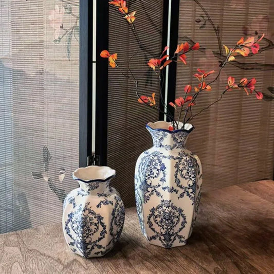 Charming Blue Porcelain Vase