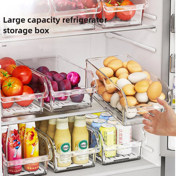 Clear Fridge Organizer Set